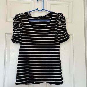Black and white striped t shirt
